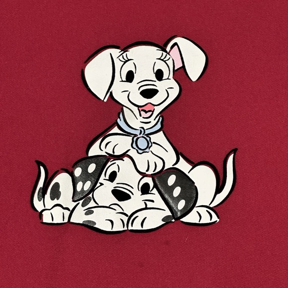 Vintage Y2K 102 Dalmatians Disney Pixar Movie Red Large‎ Sweatshirt - Picture 6 of 16